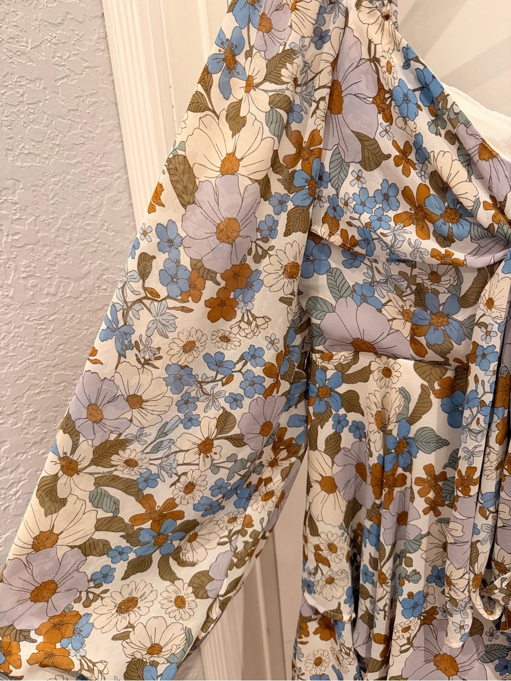 HYFVE Floral Tiered Ruffle Romper Large Cottagecore - Picture 7 of 9